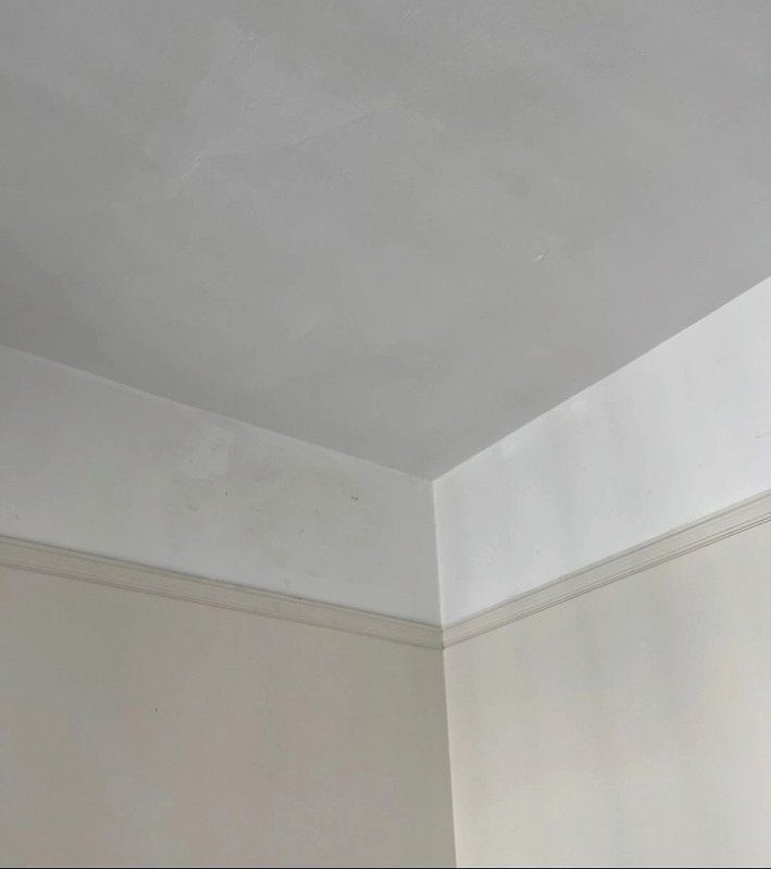 Finished ceiling access hatch repair, painted