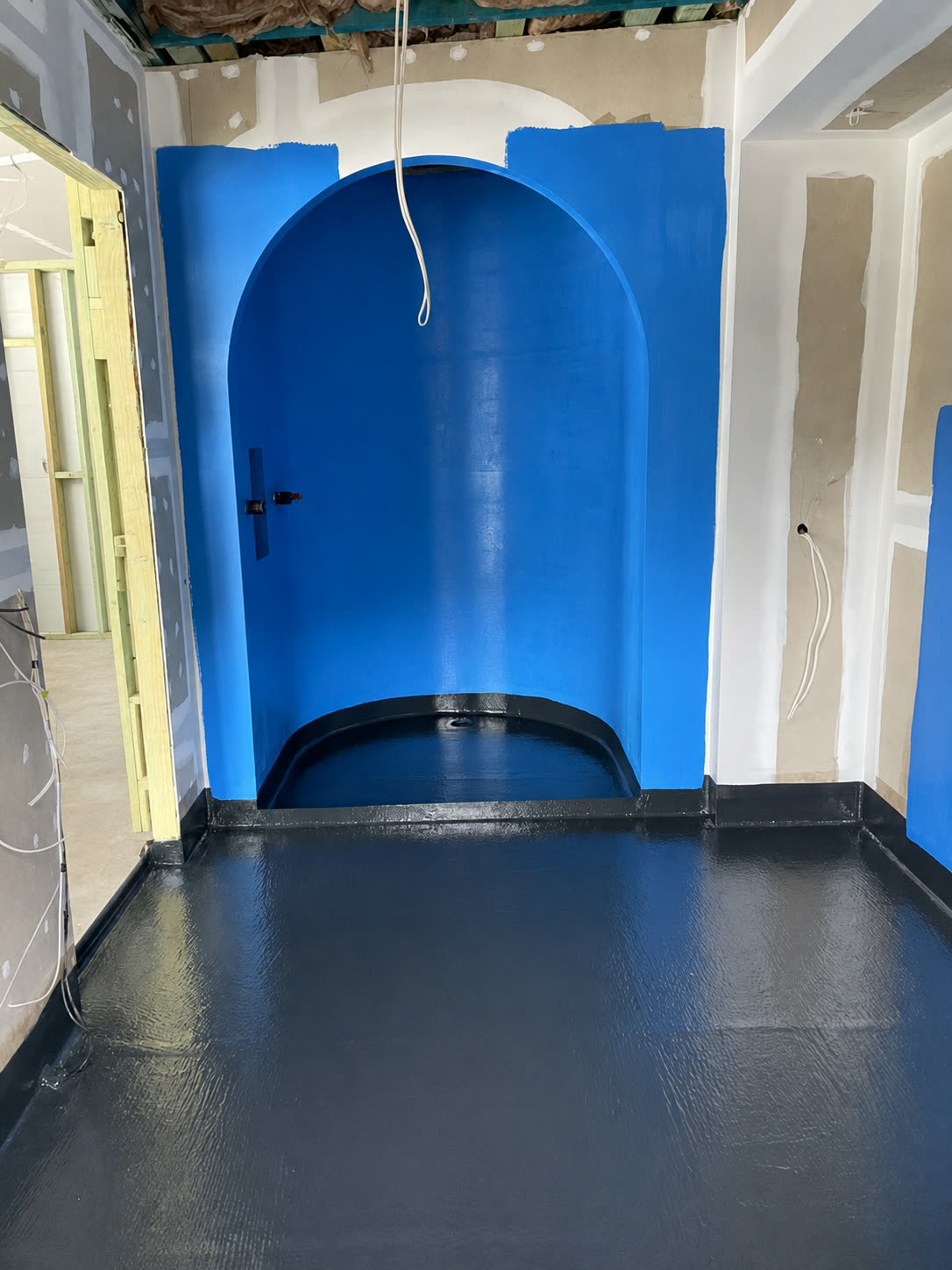 Shower recess waterproofing membrane