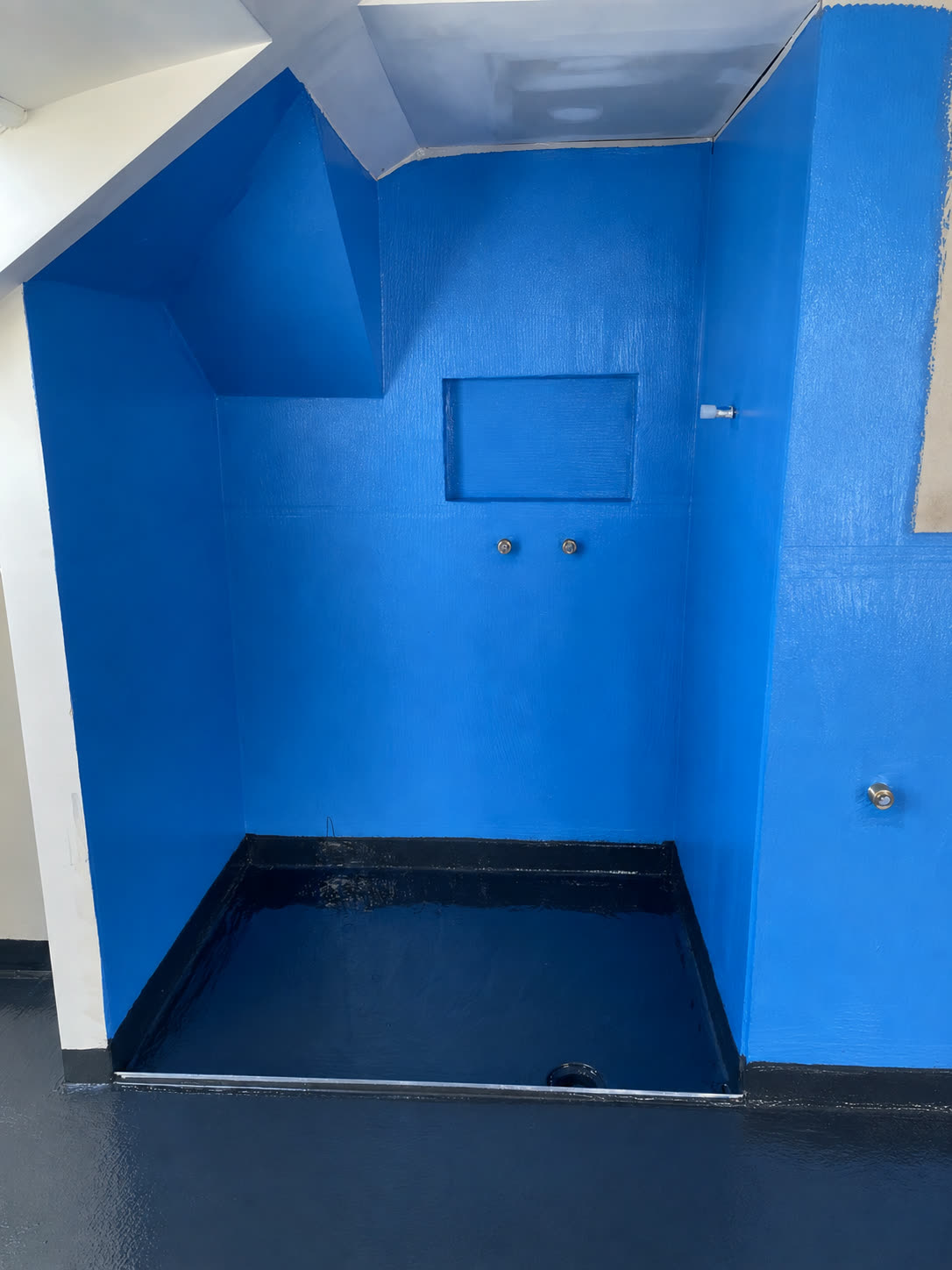 Waterproofing membrane detail, Sydney property