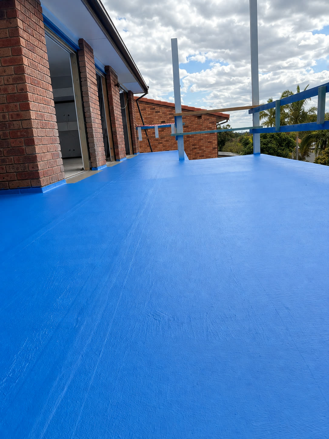 Waterproofing membrane application, Sydney property